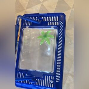 Mini Fish Tank & Pineapple Decor